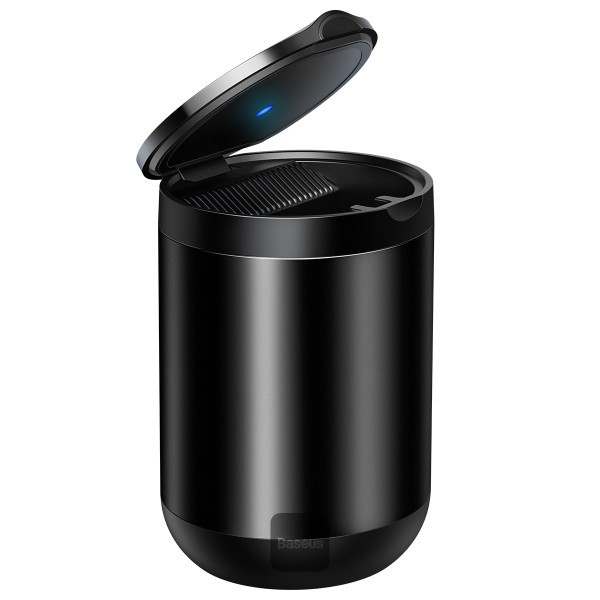 منفضة سجائر السيارة الفاخرة من Baseus باللون الأسود