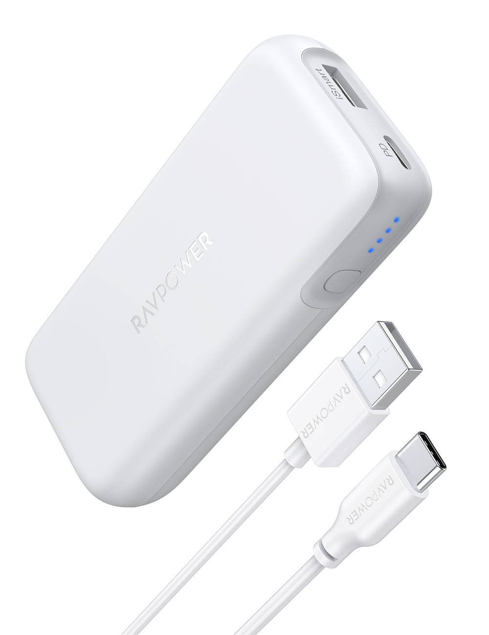 بوربنكRAVPOWER RP-PB186 المحمول PD Pioneer 20W 10000mAh بمنفذين