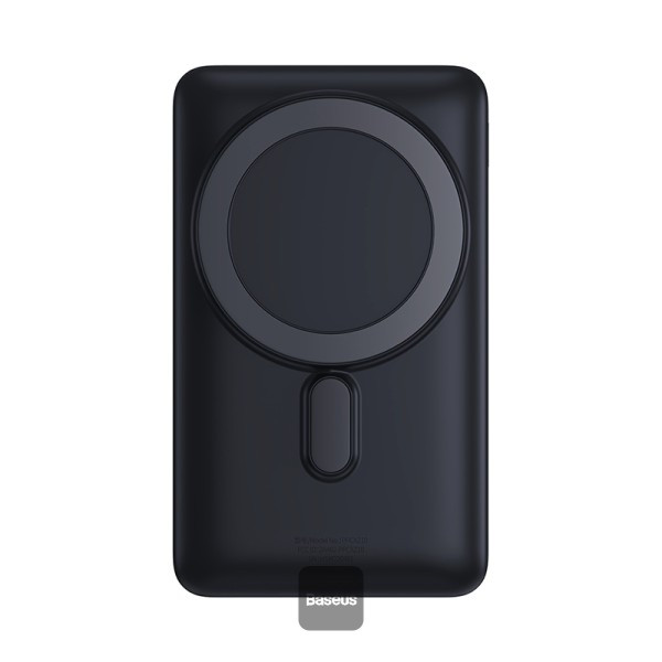 بوربنك لاسلكي سريع الشحن بقوة 10000 مللي أمبير 20 وات من Baseus (مع توصيل بسيط من Type-C إلى Type-C بقوة 60 وات (20 فولت/3 أمبير) 30 سم، إصدار خارجي