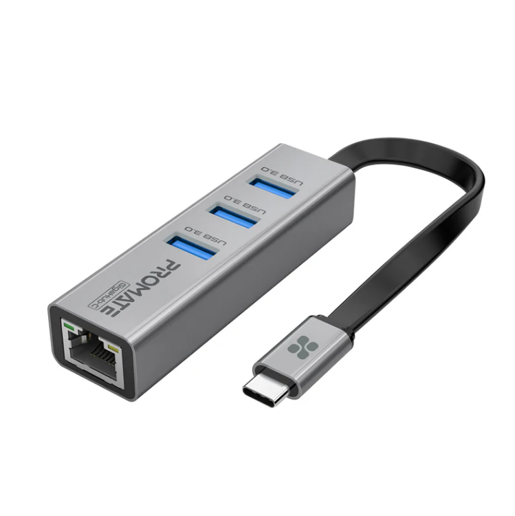 موزع USB-C متعدد المنافذ مع محول إيثرنت
