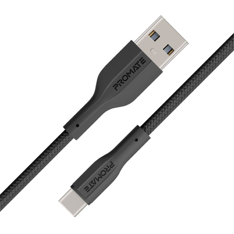 Promate -xCord-ACكيبل USB-C فائق المرونة للبيانات والشحن