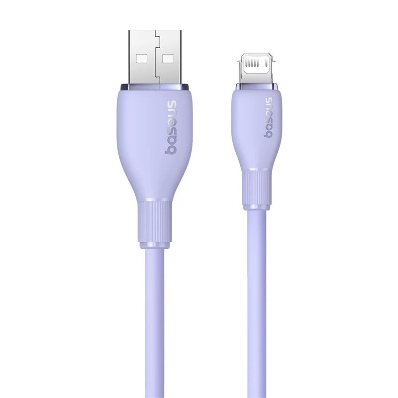 كيبل شحن سريع من سلسلة Pudding من Baseus من USB إلى iP 2.4 أمبير 1.2 متر Galaxy Blue