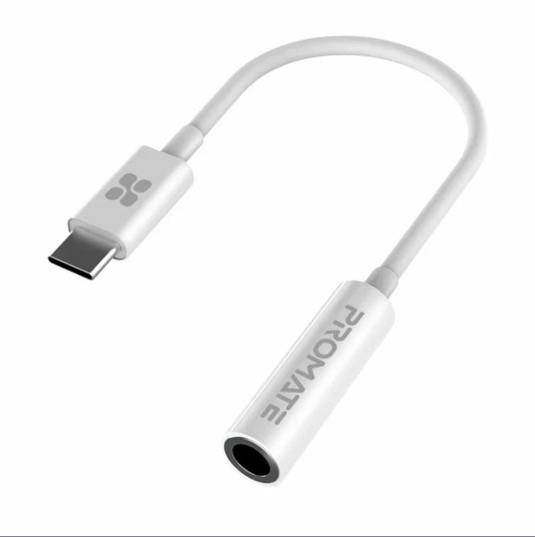محول ستيريو ديناميكي من USB-C إلى AUX مقاس 3.5 مم