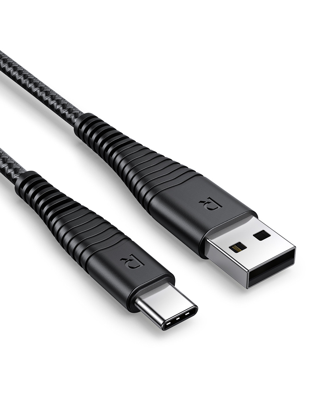 كيبل Ravpower RP-CB046 USB-A TYPE C بطول 3.3 قدم/1 متر باللون الأسود