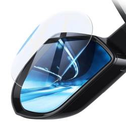 لمرآة الرؤية الخلفية للسيارة (بيضاوي، قطعتان/عبوة 135*95 مم) شفاف